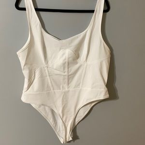 White Shein Bodysuit